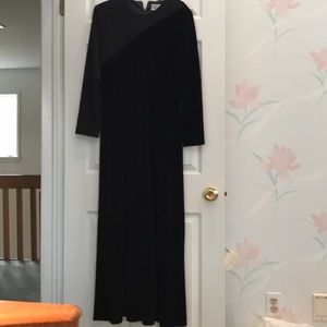 Winter Formal Velour Dress
